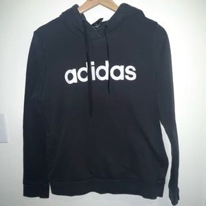ADIDAS Black HoodieSize MEDIUM
